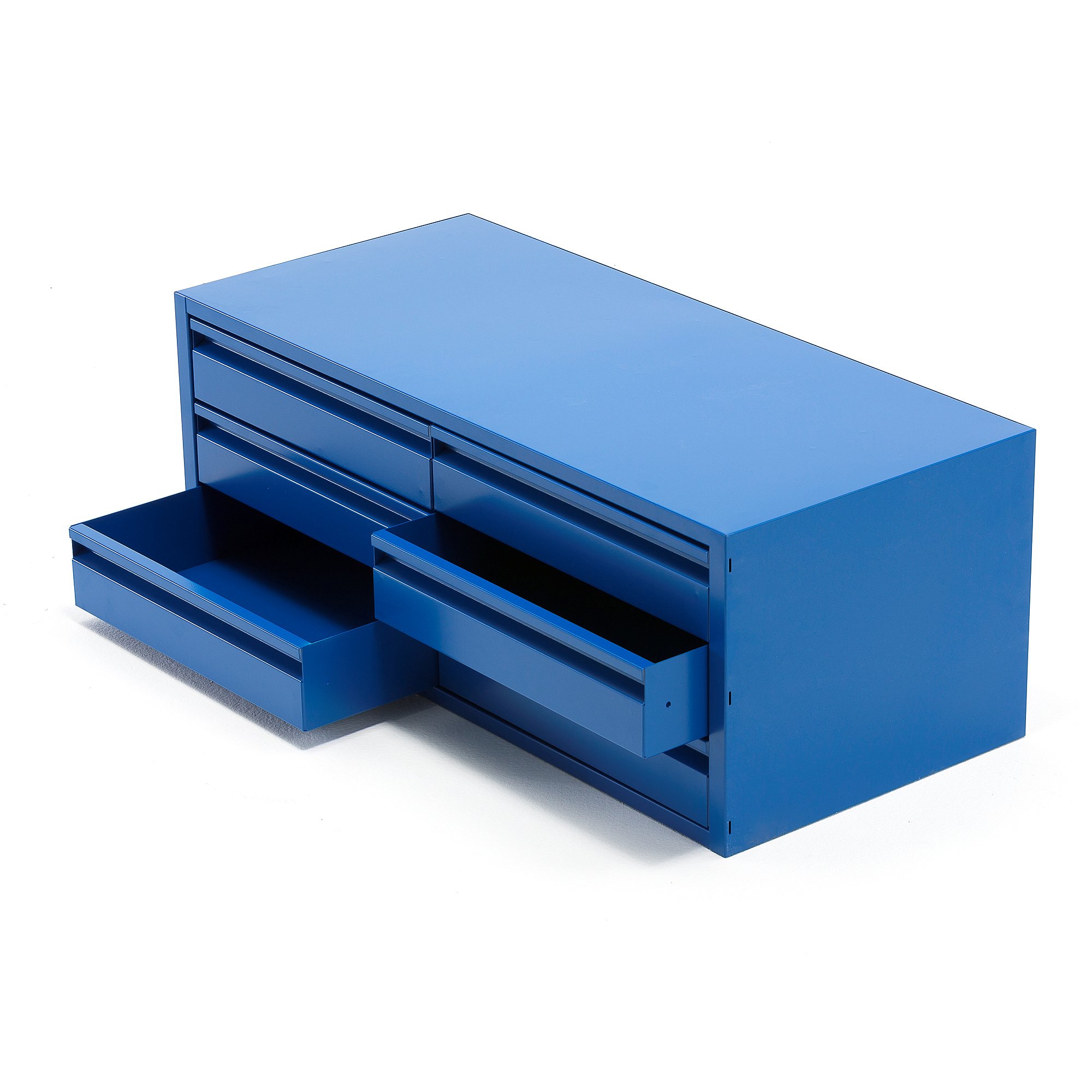 Modul se 6 zásuvkami do skříně SUPPLY, modrý