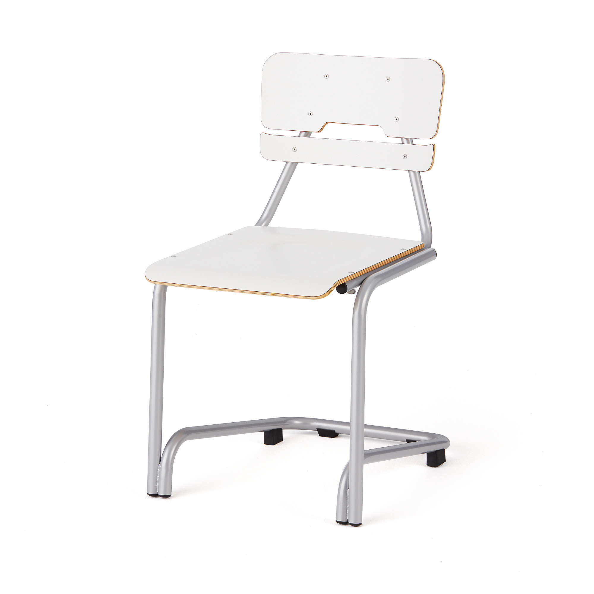 Školní židle DOCTRINA, výška 450 mm, bílá