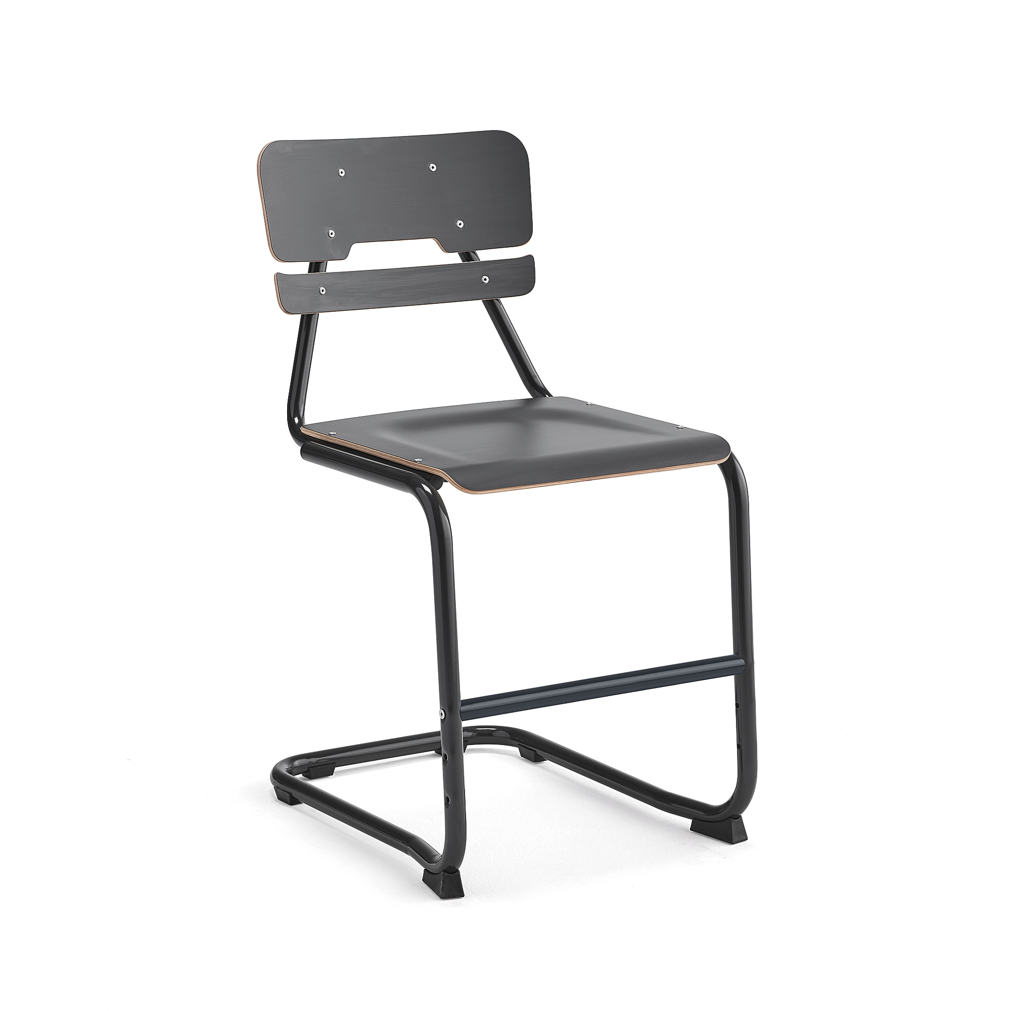 Školní židle LEGERE II, výška 500 mm, antracitově šedá, antracitově šedá