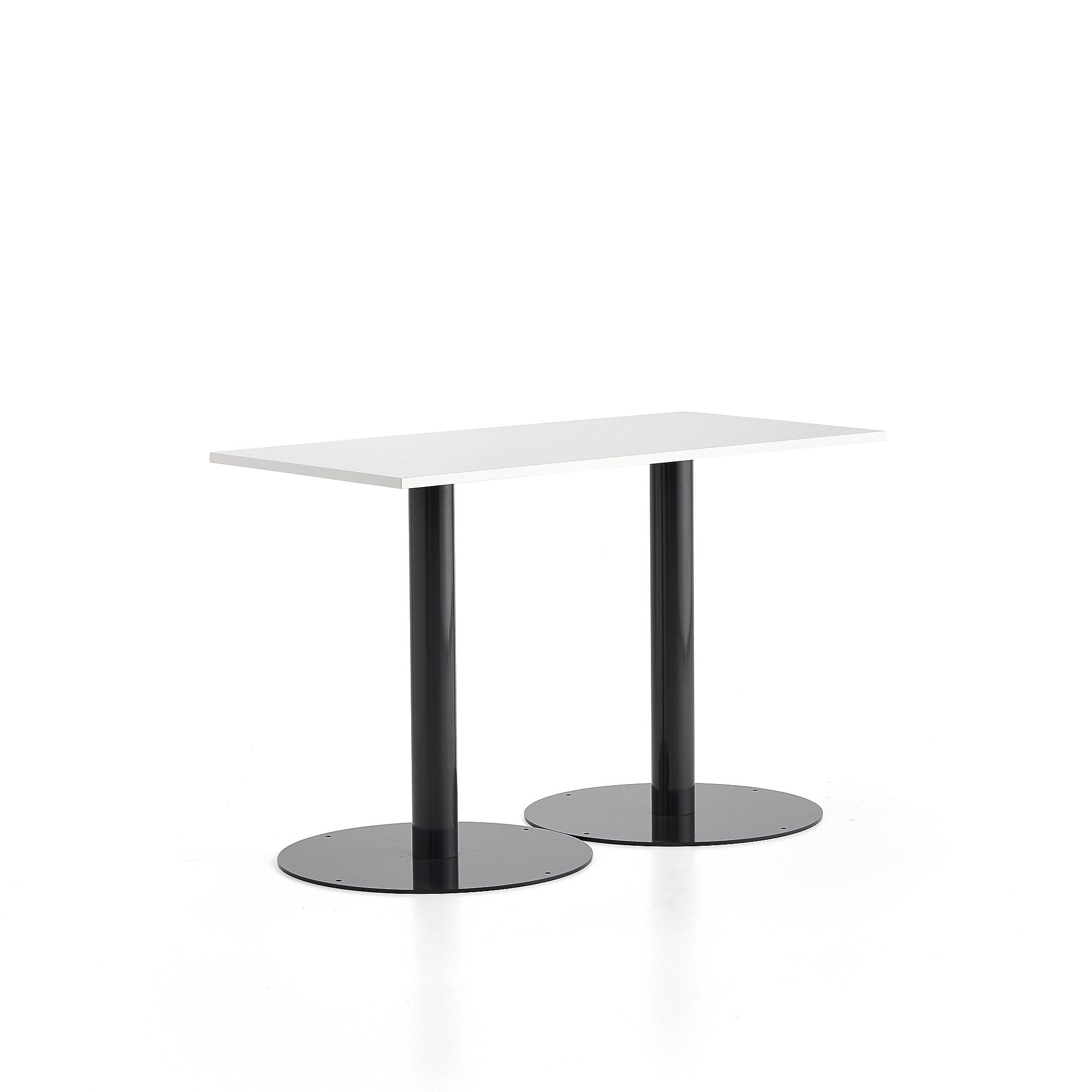 Stůl ALVA, 1400x700x900 mm, antracitová, bílá
