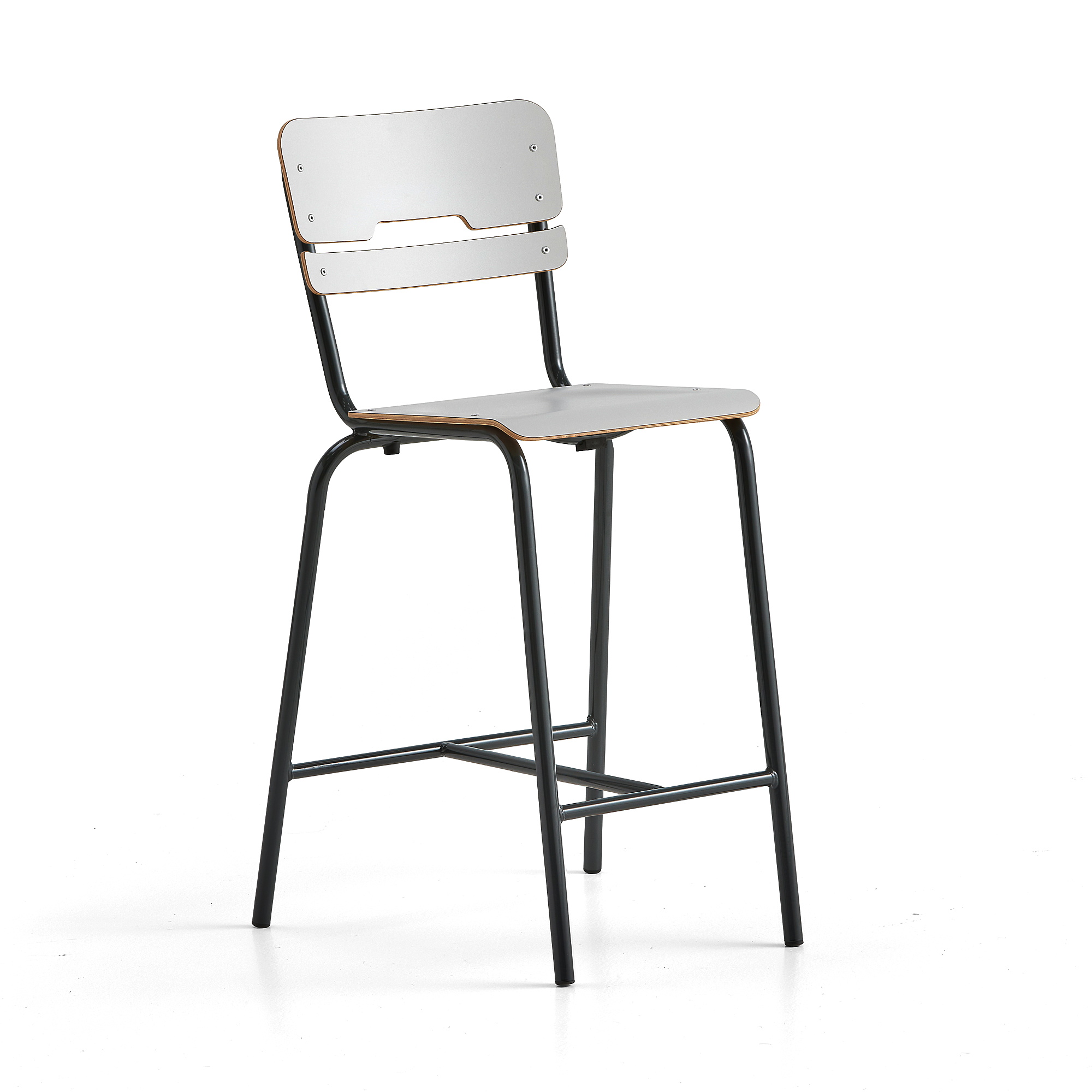 Školní židle SCIENTIA, sedák 360x360 mm, výška 650 mm, antracitová/šedá