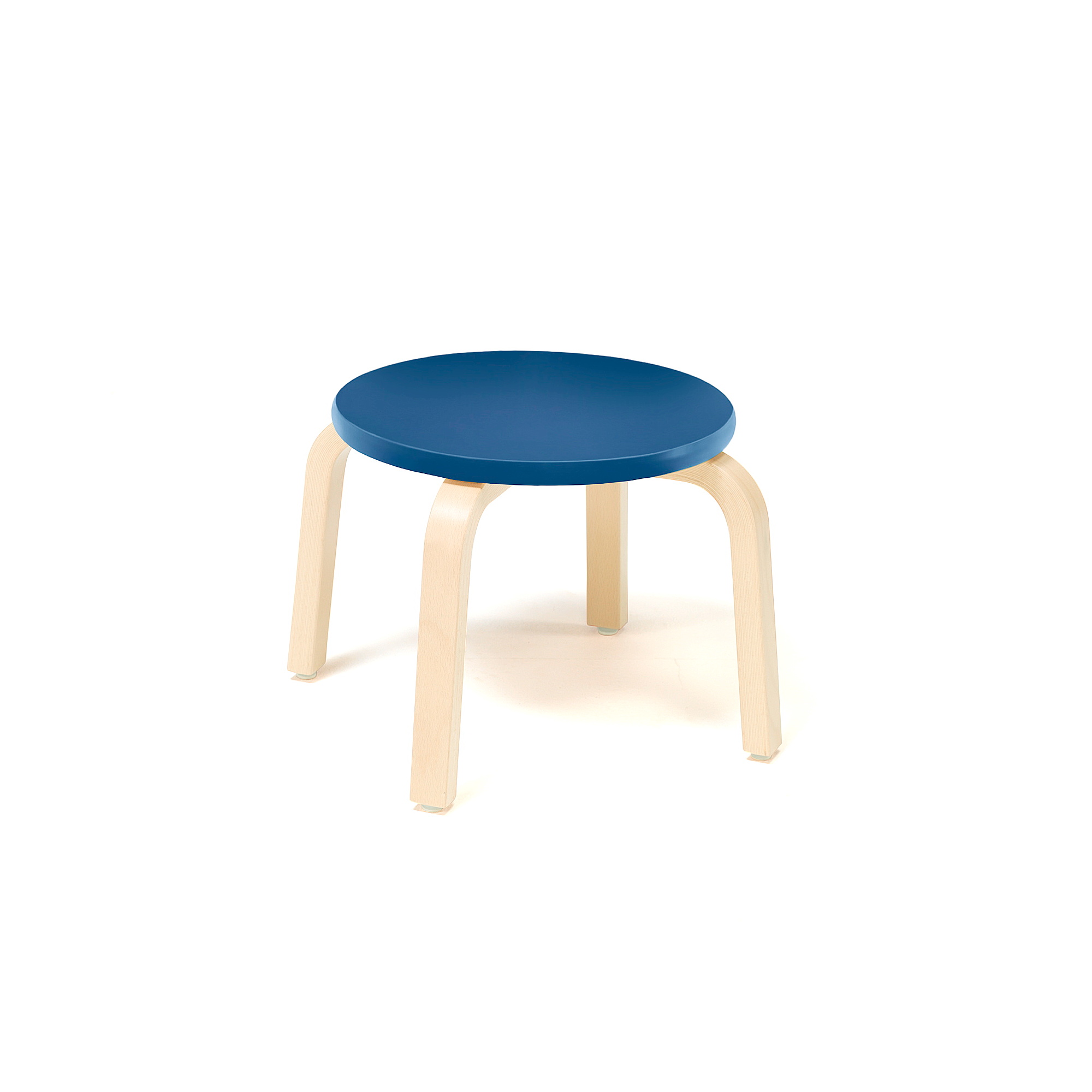 Stolička NEMO, výška 300 mm, bříza, modrá