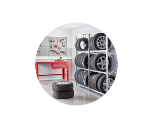 regály na pneumatiky
