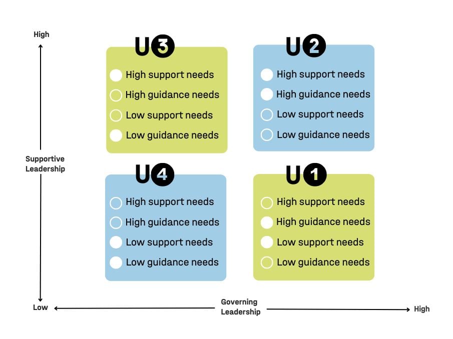 infographic model to identify each team member engagement and competence