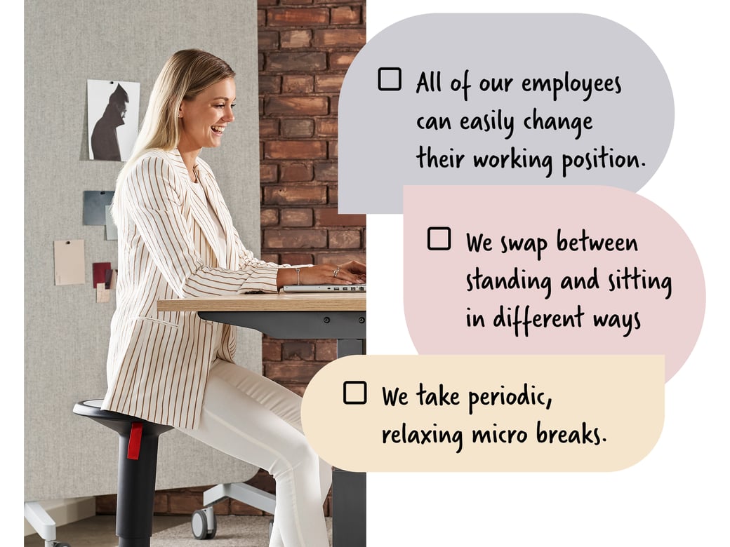 Good Work Conditions Ergonomist lists: 5 physical health factors that make us feel good in ...