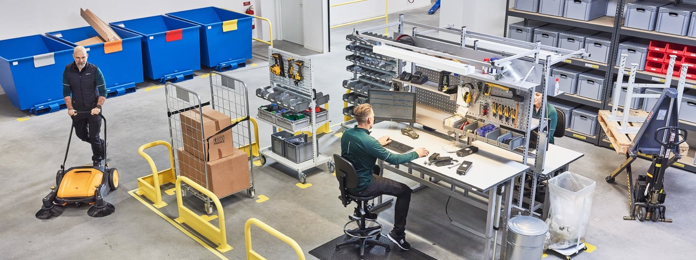 Kalusteratkaisut ja tarvikkeet teollisuuteen ja rakentamiseen