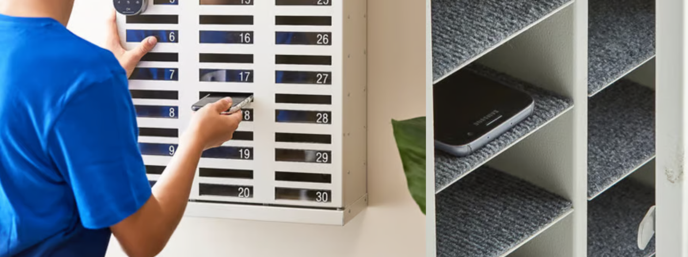 Mobilskabe til skoler – løsningen på et mobilfrit skoleliv