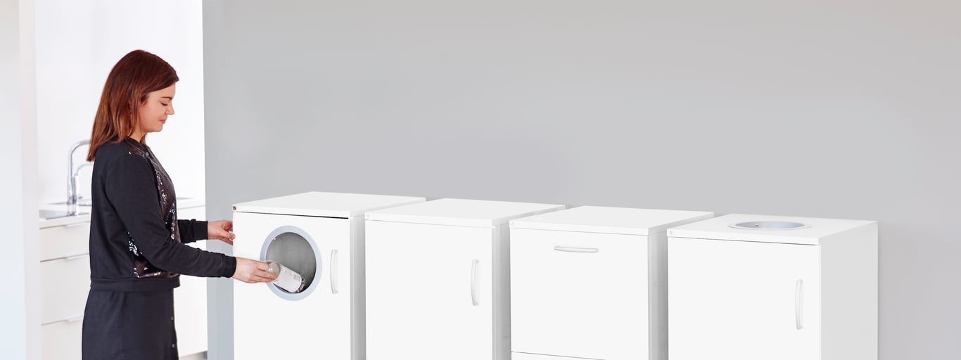 Gør affaldshåndteringen nemmere og arbejdspladsen mere miljøvenlig