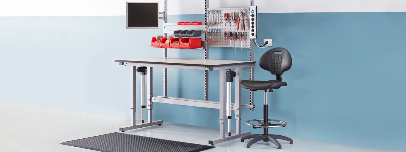 Sådan indretter du et ergonomisk værksted
