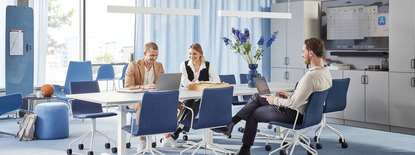 A relaxing office design interior