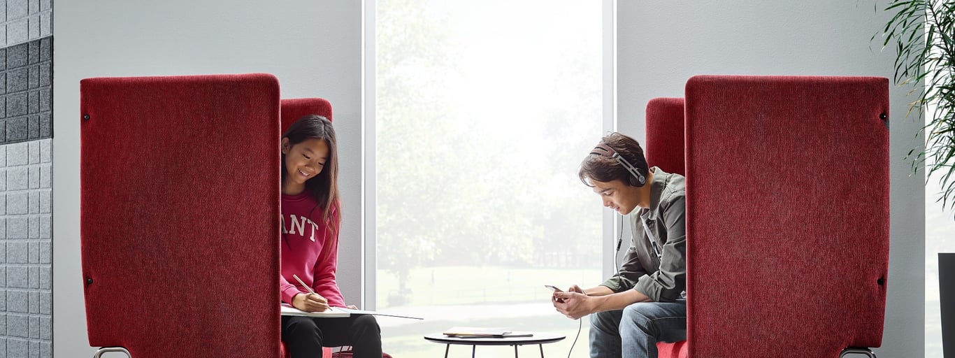 How to improve concentration in the classroom with acoustic furniture