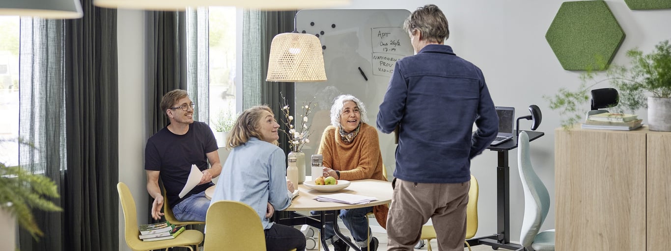 Lärarrum där lärarna trivs