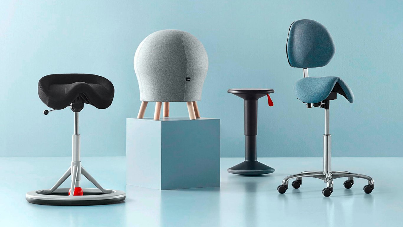 Selection of active office chairs