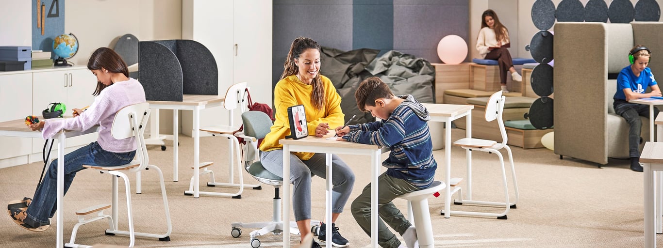 Klassenzimmer einrichten für kinder mit entwicklungsstörungen