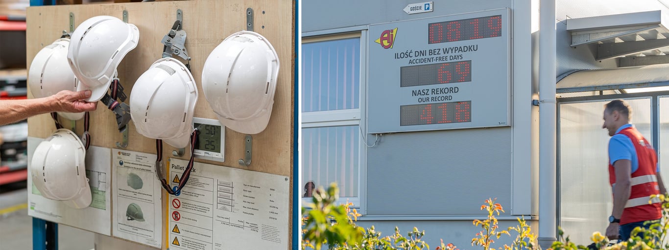 Weiße Helme in der Industrie