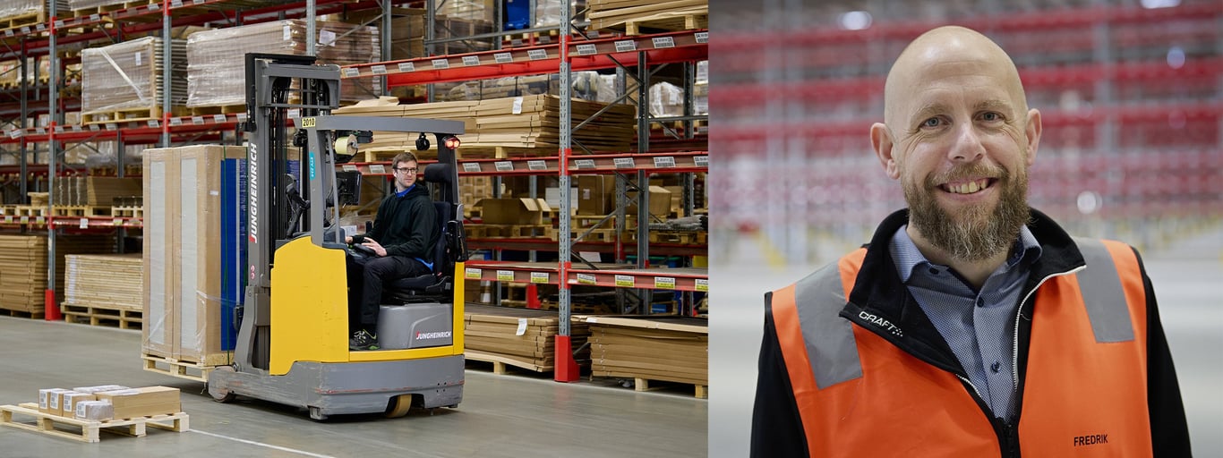 Så tämjdes arbetsplatsens “farligaste maskin” – Fem tips för ett säkrare lager