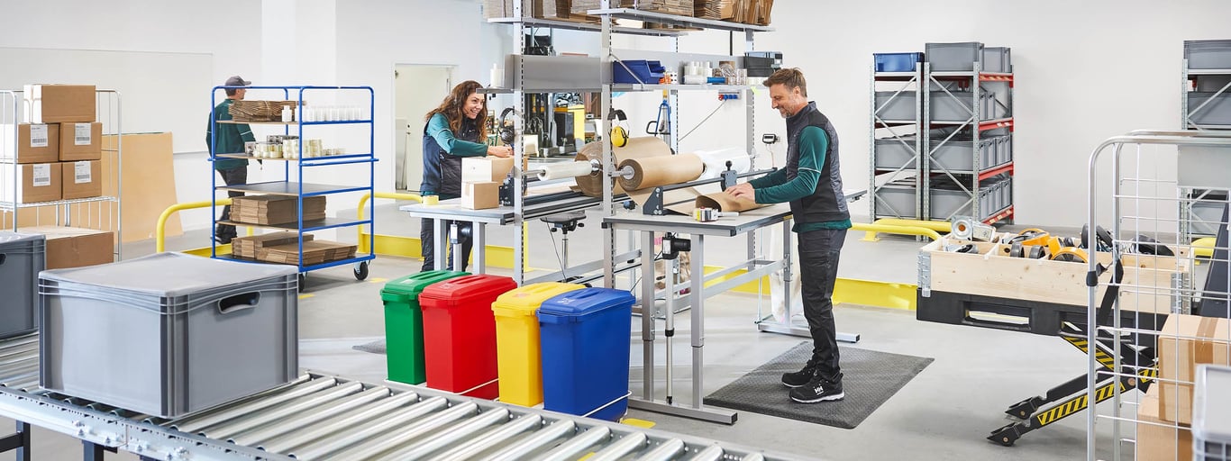 Effektivisera packprocessen med en ergonomisk packstation