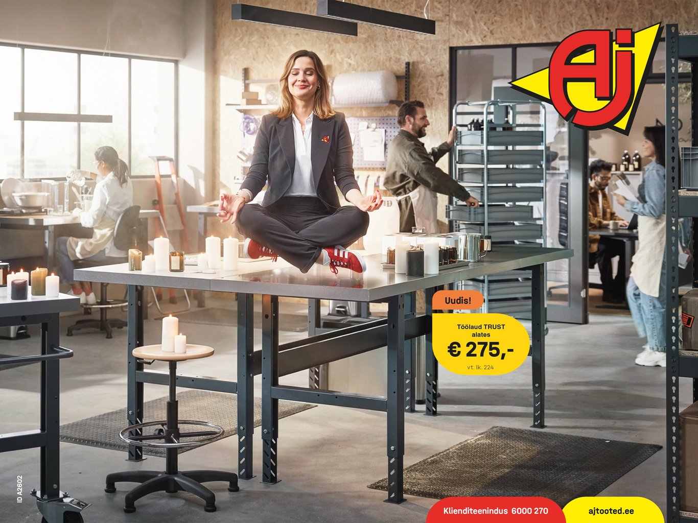 AJ Tooted põhikataloogi esikaas - kontorimööbel