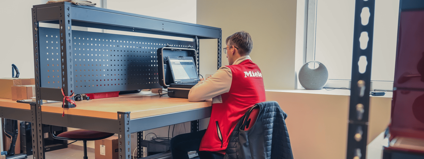 „Miele“ serviso centre funkcionalūs sprendimai patogiam darbui