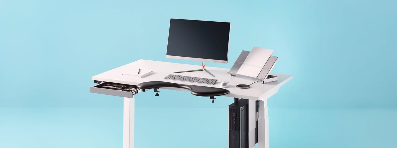 The perfect ergonomic workspace – right in front of you!