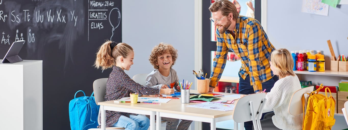 Ergonomiska klase - palielina skolēnu efektivitāti un komfortu