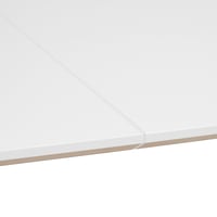 Bord METRIC, rundade hörn, 2000x1000x720 mm, svart/vit | AJ Produkter