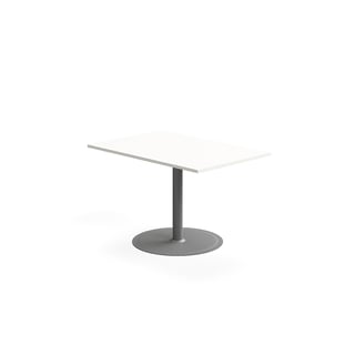 Rozširujúci diel k rokovaciemu stolu FLEXUS, 800x1200 mm, biela/strieborná