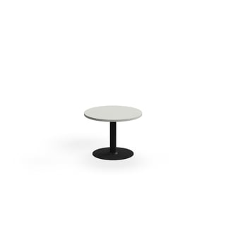 Stolić VERTICUS, Ø700x500 mm, svijetlo siva/crna