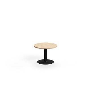 Kafe sto VERTICUS, Ø700x500 mm, hrast/crna