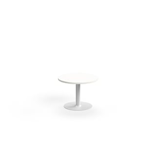 Coffee table VERTICUS, Ø700x500 mm, white