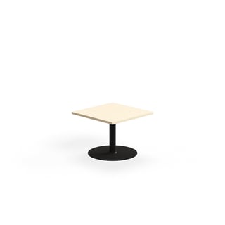 Sohvapöytä VERTICUS, 700x700x500 mm, koivu/musta