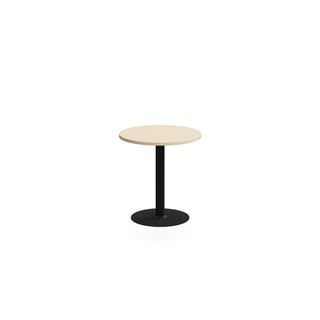 Stol VERTICUS, Ø700x720 mm, breza/crna
