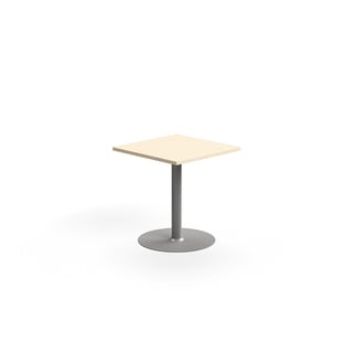 Pöytä VERTICUS, 700x700x720 mm, koivu/hopea