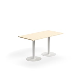 Galds VERTICUS, 1400x700x720 mm, bērzs/balts