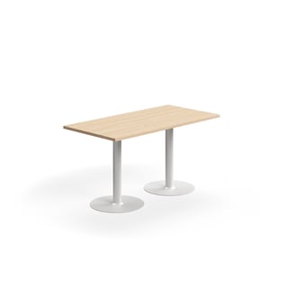 Table VERTICUS, 1400x700x720 mm, oak/white