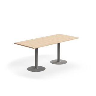 Bord VERTICUS, 1800x800x720 mm, silver/ek