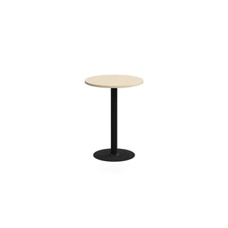 Bāra galds VERTICUS, Ø700x900 mm, bērzs/melns