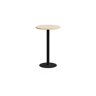 Barski sto VERTICUS, Ø700x1100 mm, breza/crna
