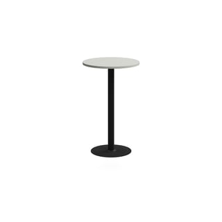 Baarilaud VERTICUS, Ø 700 x 1100 mm, must/ helehall