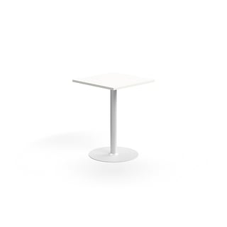 Baaripöytä VERTICUS, 700x700x900 mm, valkoinen