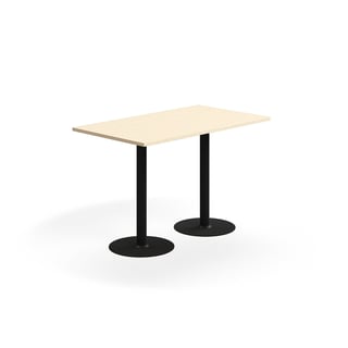 Barborð VERTICUS, 1400x800x900 mm, birki/svart