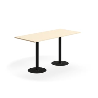 Barborð VERTICUS, 1800x800x900 mm, birki/svart