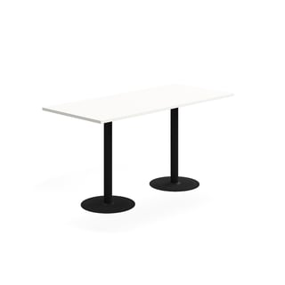 Barski stol VERTICUS, 1800x800x900 mm, bijela/crna