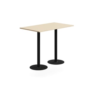 Barski sto VERTICUS, 1400x800x1100 mm, breza/crna