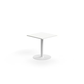 Sto ALVA, 700x700x720 mm, tvrdo presovani laminat, bela
