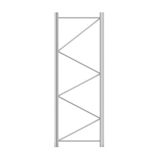 Gavl til pallereol ULTIMATE, H3000 D1100 mm, 9500 kg