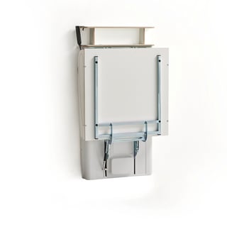 Höhenverstellbarer Wickeltisch NEIL, wandmontiert, ohne Waschbecken, 800x800 mm