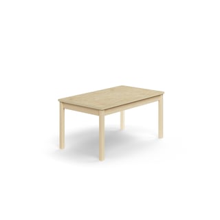 Stalas DECIBEL, 1200x700x590 mm, garsą slopinantis linoleumas, beržas/beige