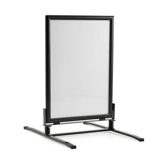 Reklamní stojan, 700x1000 mm, černá