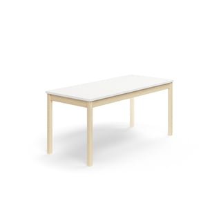 Laud DECIBEL, 1600 x 700 x 720 mm, helisummutav HPL, kask/ valge